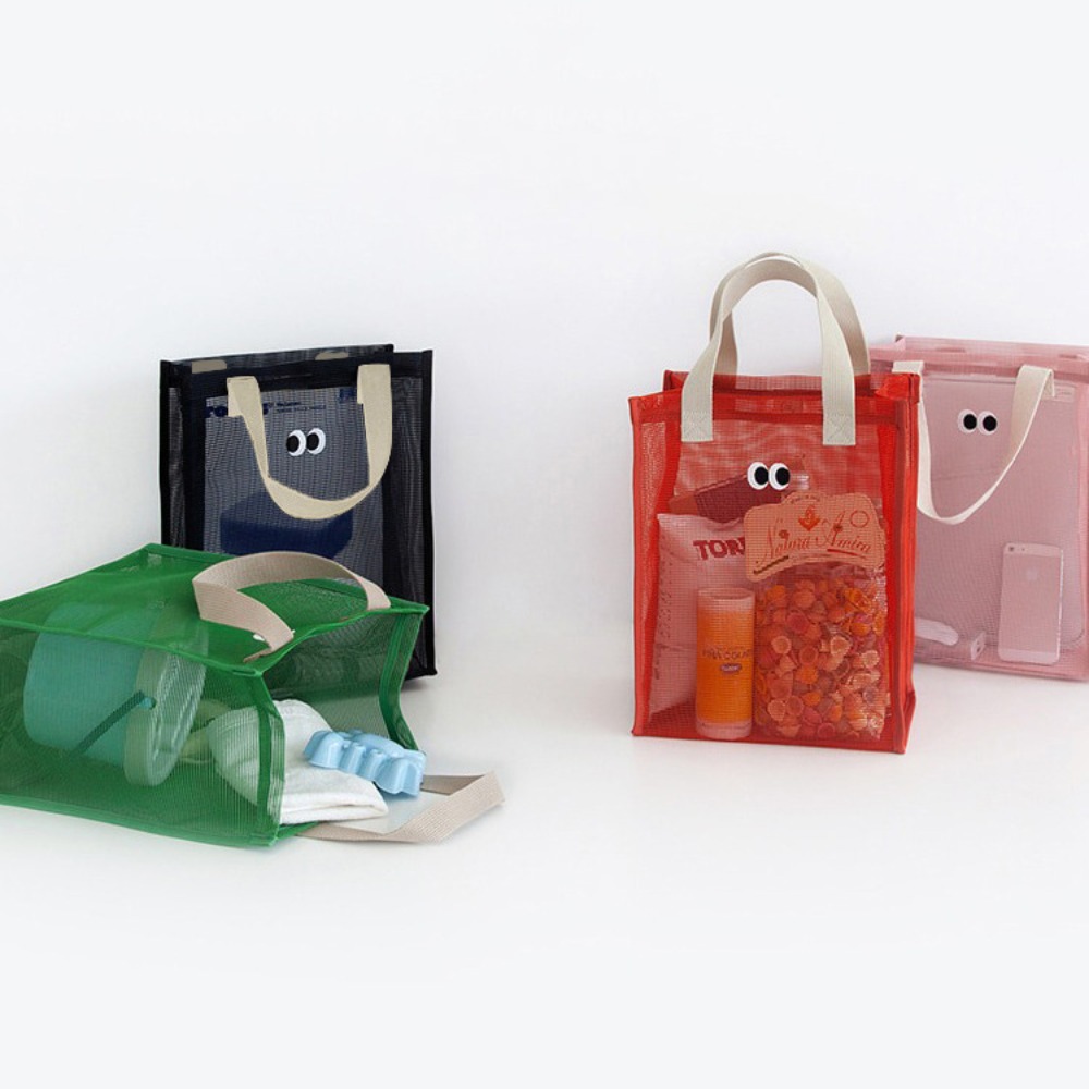 Large Capacity Mesh Fabric Sum - Tote Bag Beach 评论和价格