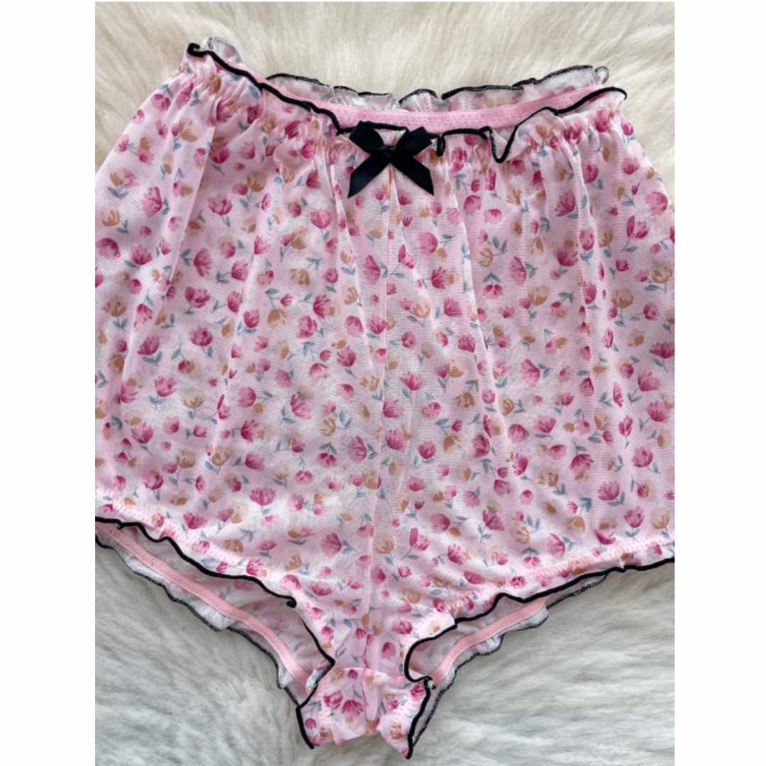Women Sweet Homewear Suits Flo - Romper Floral Print 评论和价格