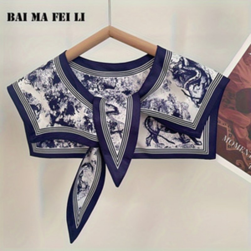 Women's Versatile Silk Scarf S - Blouse Off Shoulder 评论和价格