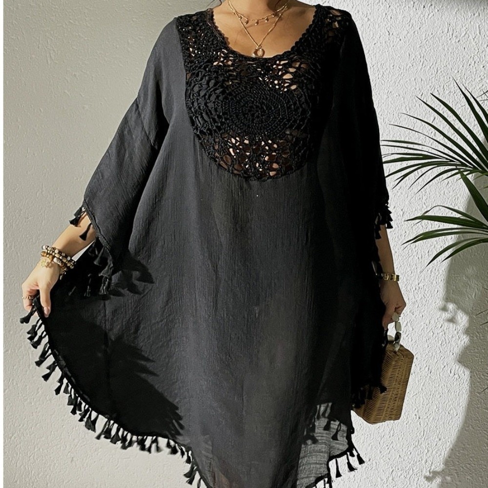 Square Neck Summer Sunscreen S - Cover Up Kaftan 评论和价格